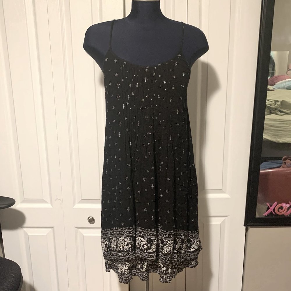 Boho Strappy Tiered Midi Dress